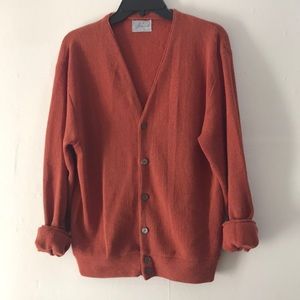 Vintage rust cardigan medium/large